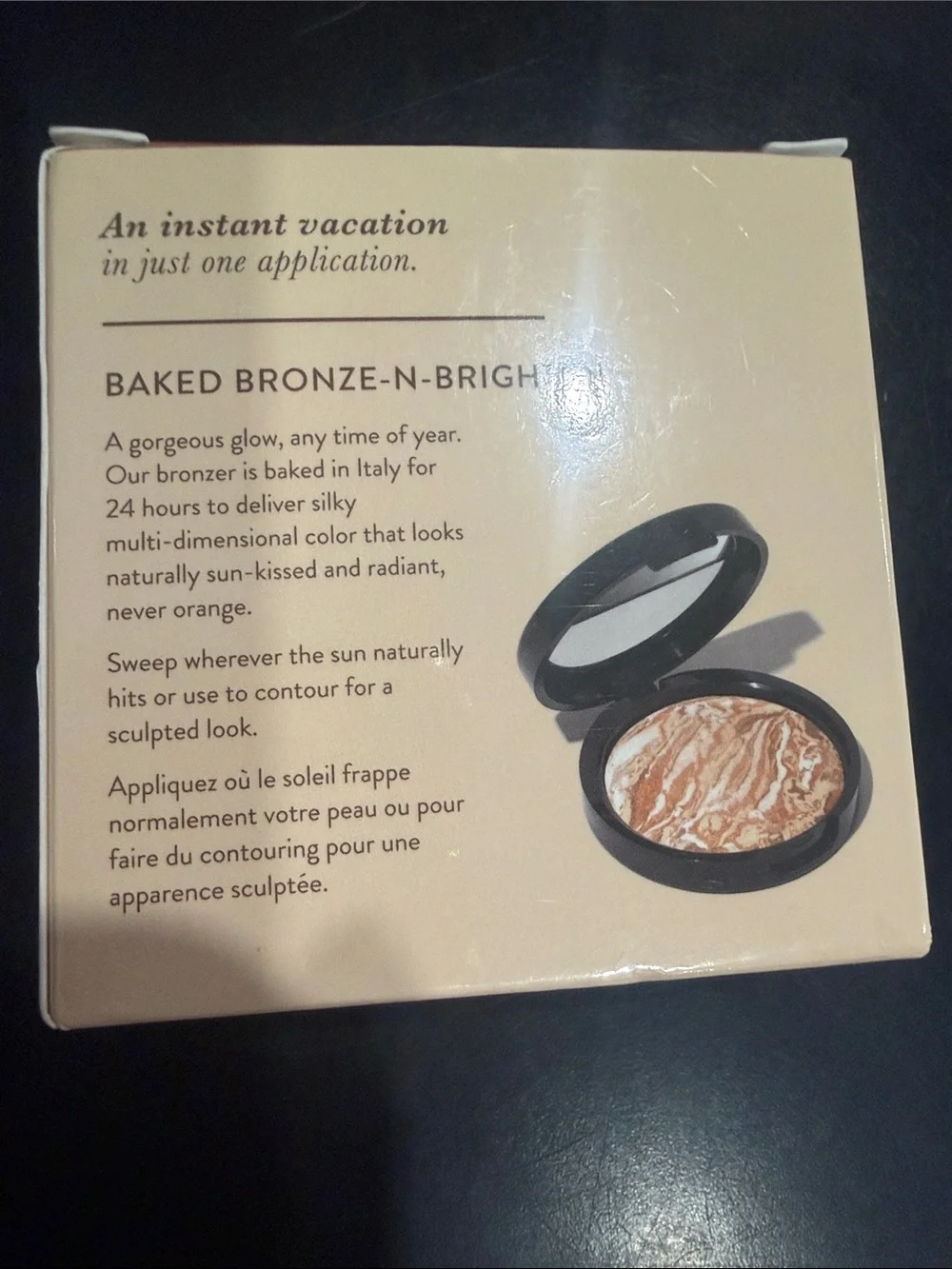 LauraGeller Baked Bronze-N-Brighten Multipurpose Bronzer 0.32oz/medium color/new